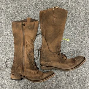 COPY - Liberty Black Brown Lace up Boots